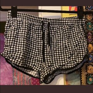 forever 21 soft gingham booty shorts